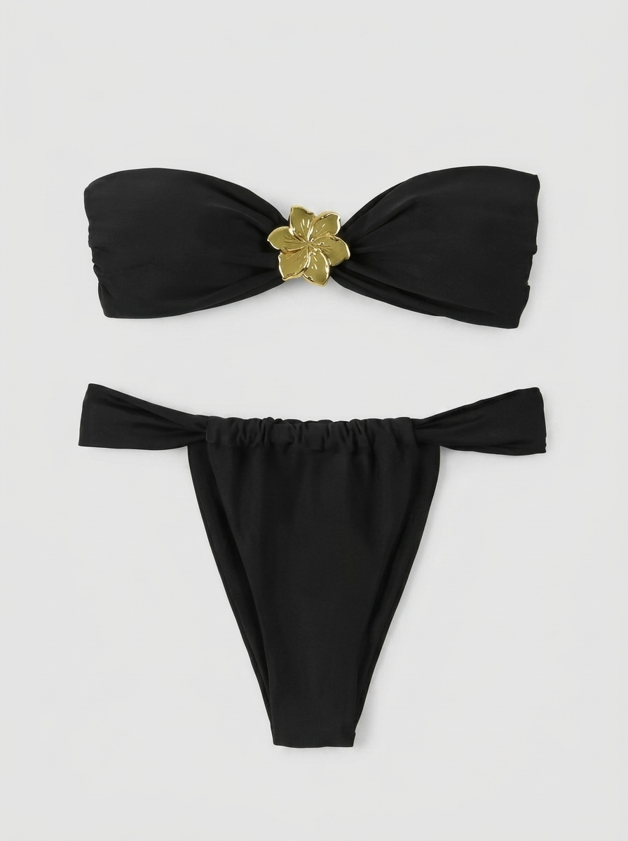 Mustique Gilded Bandeau Bikini