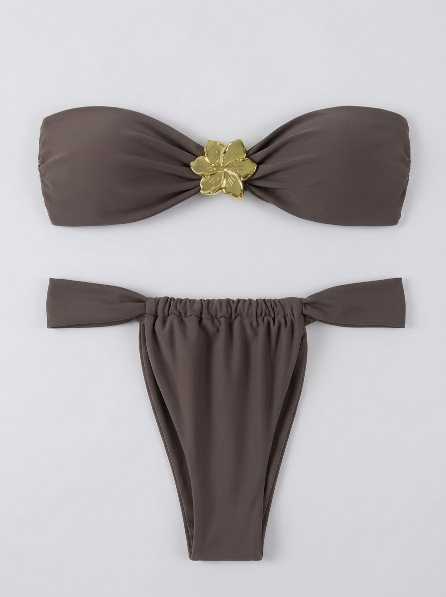 Mustique Gilded Bandeau Bikini