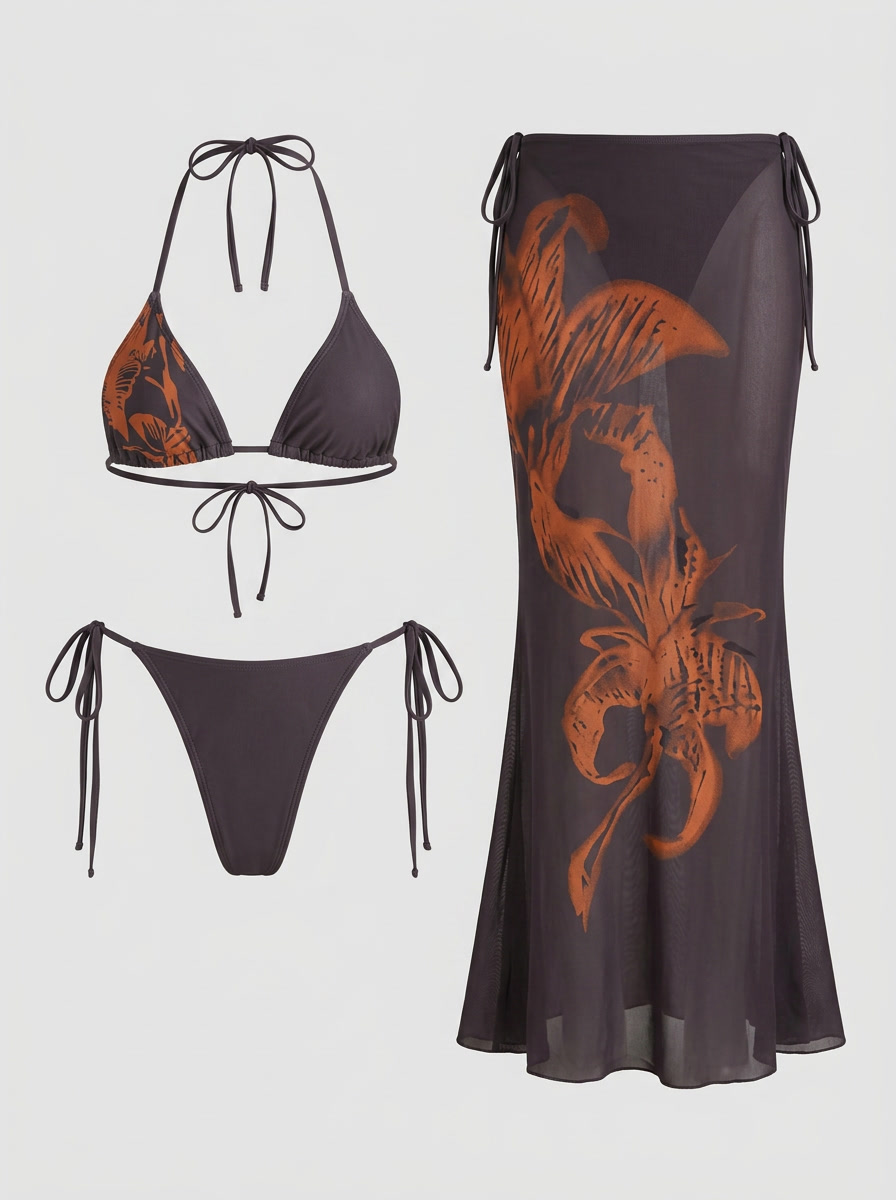 Sirmione Onyx Floral Three-Piece Set