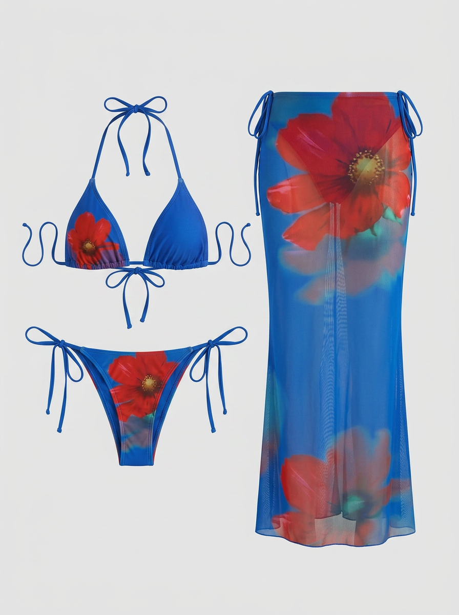 Capri Polka Three-Piece Set