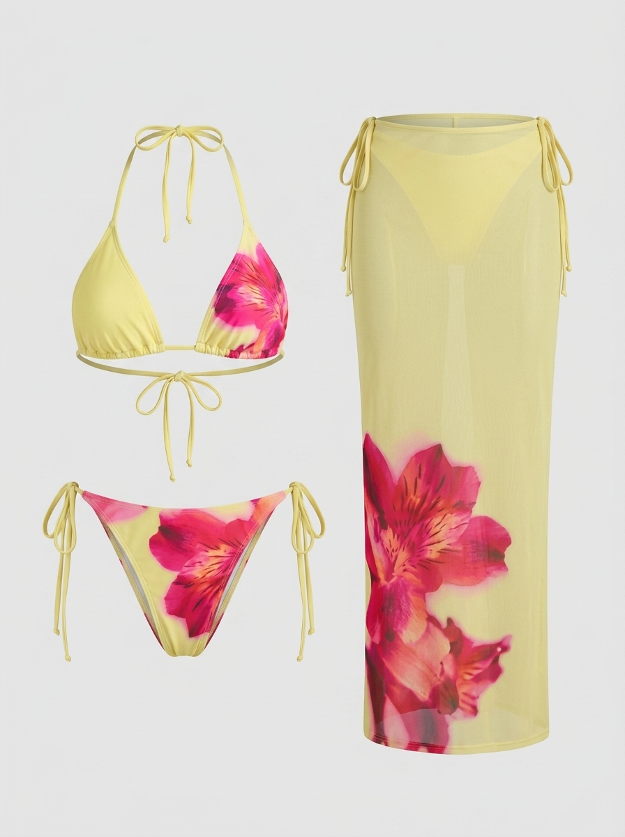 Capri Polka Three-Piece Set