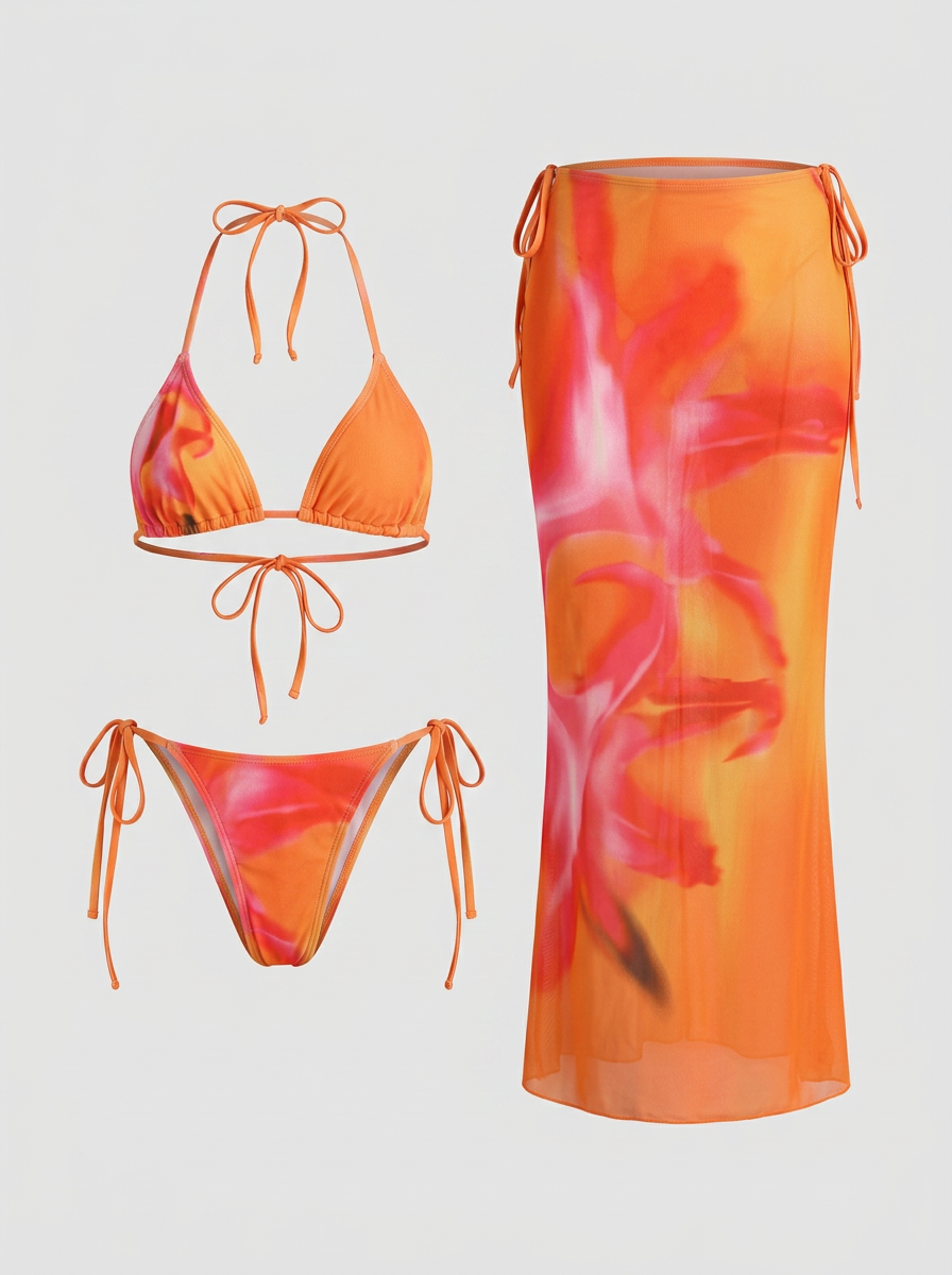Capri Polka Three-Piece Set