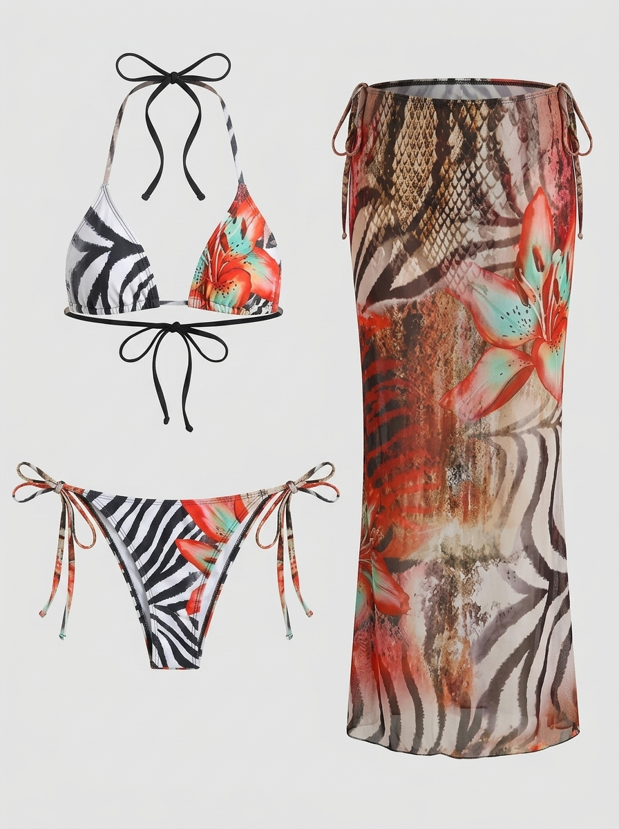 Sirmione Onyx Floral Three-Piece Set