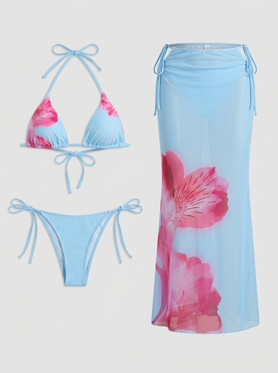 Capri Polka Three-Piece Set