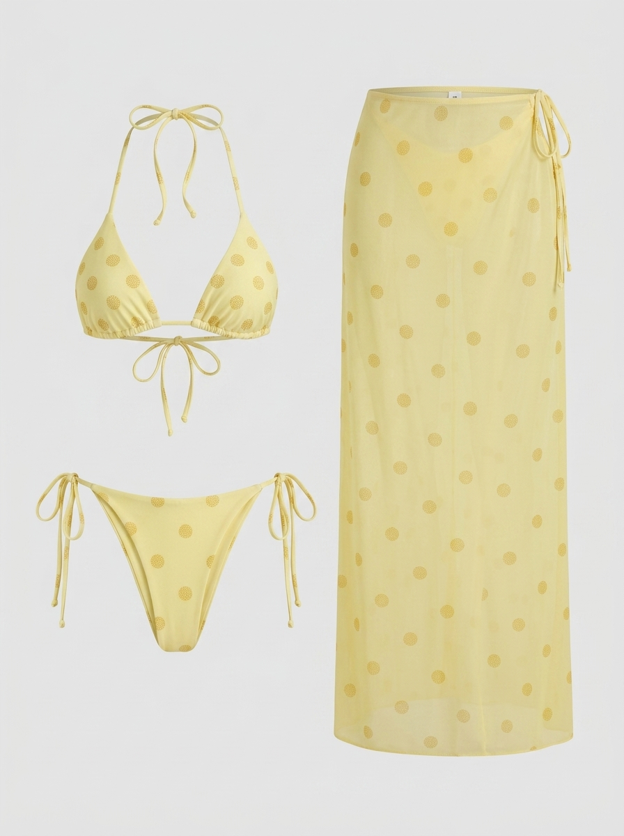 Capri Polka Three-Piece Set