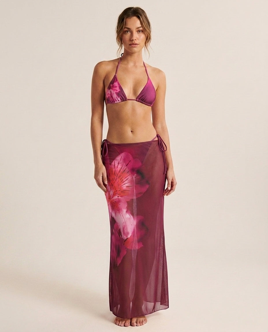 Sirmione Onyx Floral Three-Piece Set